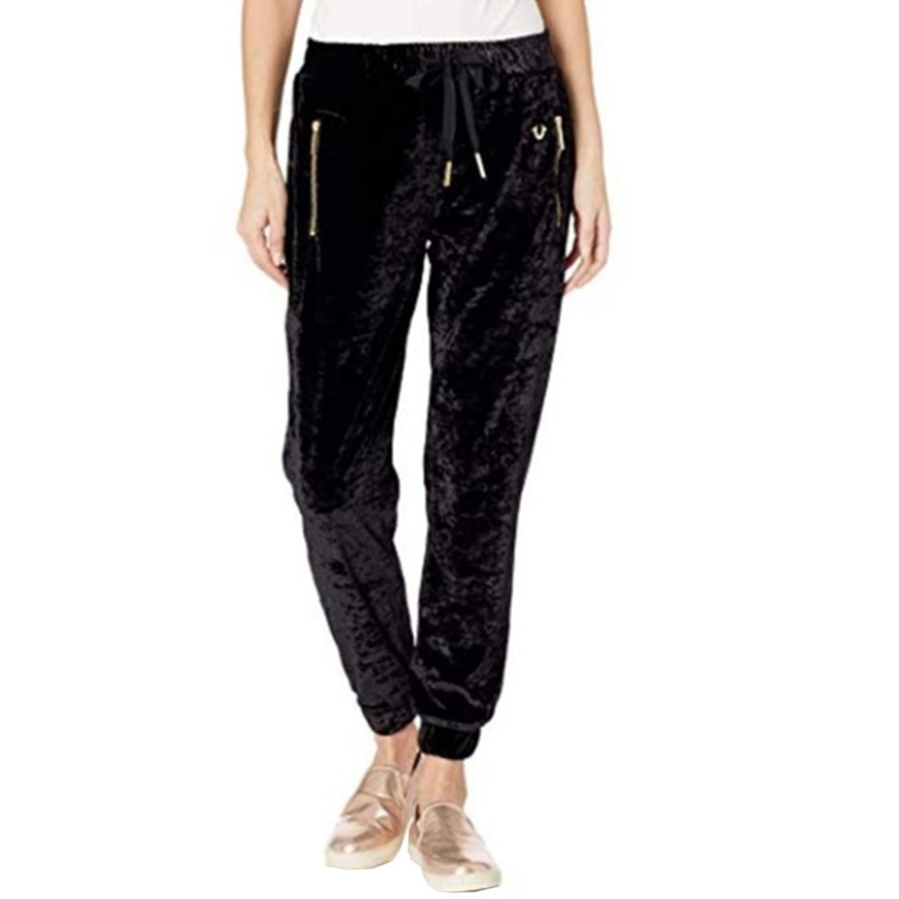 NWOT True Religion Women's Velvet Jogger Pants